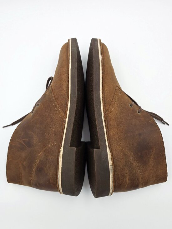 Clarks Bushacre 2 Leather Desert Brown Chukka Lace Up Boots 15522 Men\'s Size 8 main image 6